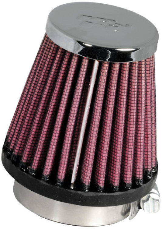K&N Universal Chrome Filter 1 15/16 inch FLG / 3 inch Base / 2 inch Top / 3 inch Height - Racecraft Industries