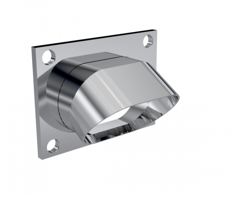 QTP Bolt-On QTEC Low Profile Oval Turn Down - Racecraft Industries