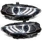Oracle Lighting 18-23 Ford Mustang Dynamic ColorSHIFT LED Headlights - Black Series SEE WARRANTY - Racecraft Industries