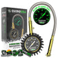 Rhino USA 75 Psi Analog Heavy Duty Tire Pressure Gauge - Racecraft Industries