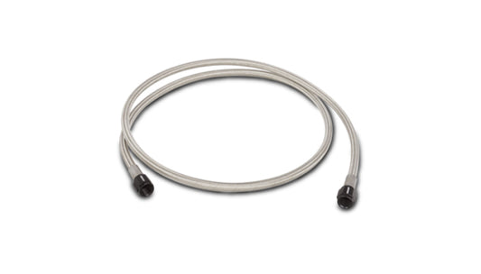 Vibrant Univ Oil Feed Kit 2ft Teflon lined S.S. hose with two -4AN female fittings preassembled - Racecraft Industries