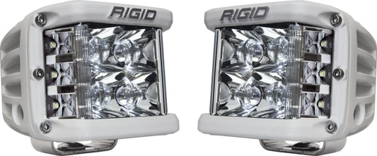 Rigid Industries D-SS - Spot - Set of 2 - White Housing - Racecraft Industries