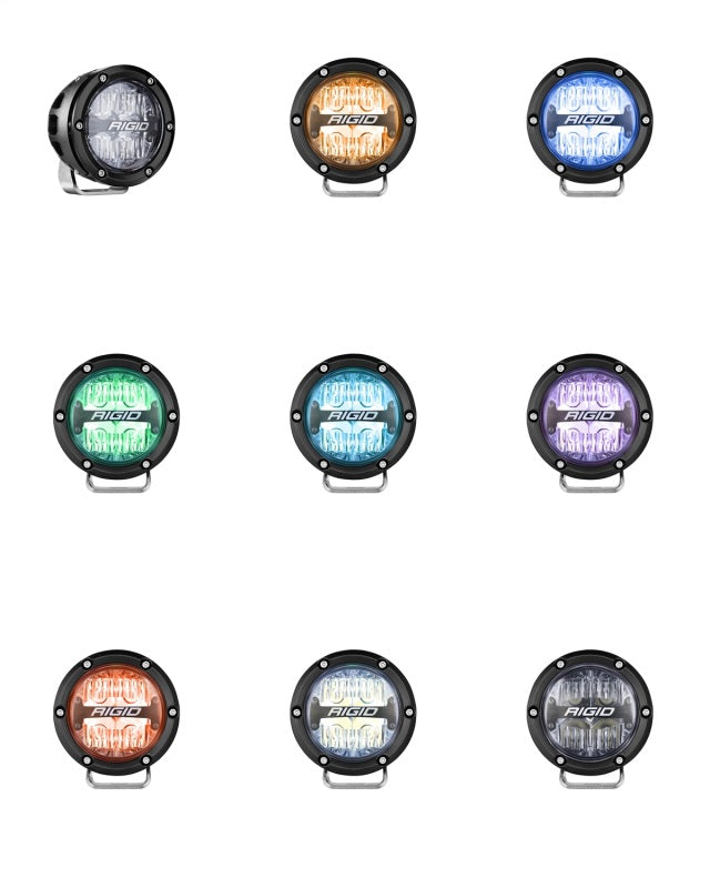 Rigid Industries 360-Series 4in LED Off-Road Drive Beam - RGBW (Pair) - Racecraft Industries