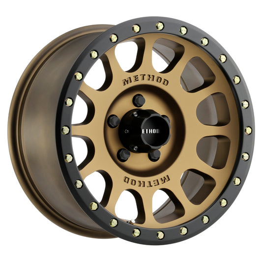 Method MR305 NV 17x8.5 0mm Offset 5x5.5 108mm CB Method Bronze/Black Street Loc Wheel - Racecraft Industries