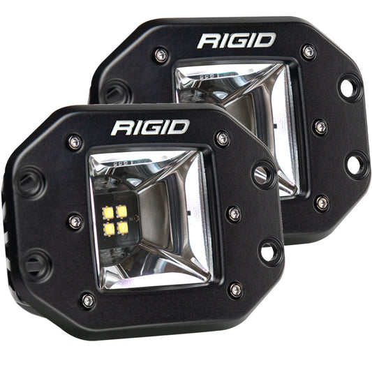 Rigid Industries Radiance+ Scene RGBW Flush Mount - Pair - Racecraft Industries