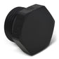 Russell Performance -8 AN Straight Thread Plug (Black) - Racecraft Industries