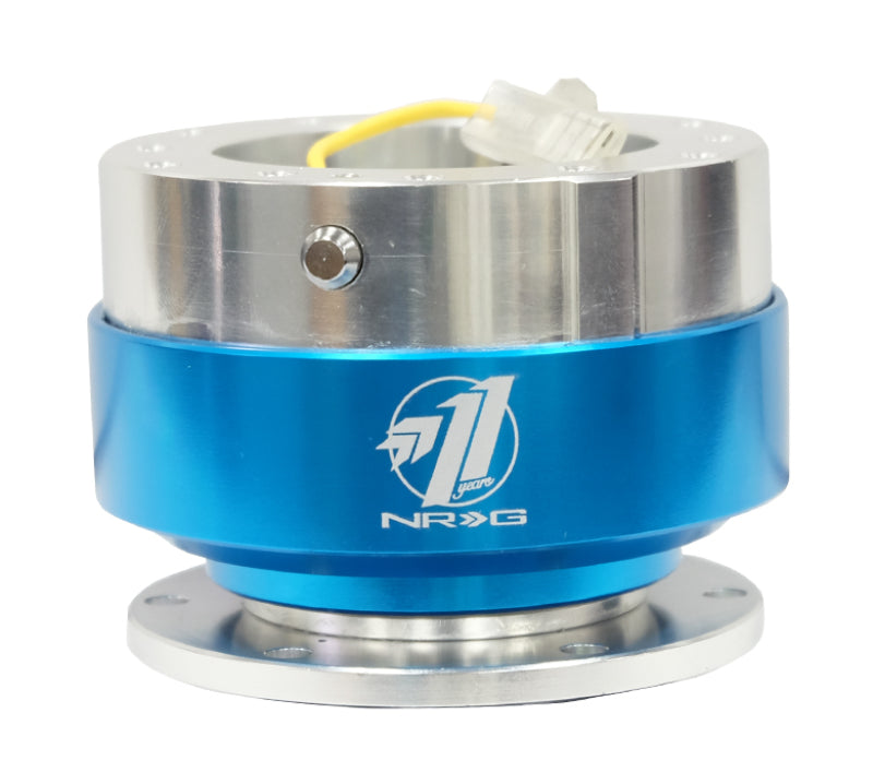 NRG Quick Release - Black Body/ Blue Chrome Ring - Racecraft Industries