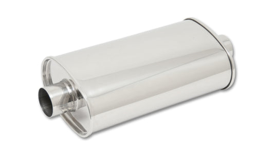 Vibrant StreetPower Oval Muff 5in x 9in x 15in long body 2.75in in I.D. x 2.75in out Center-Center - Racecraft Industries