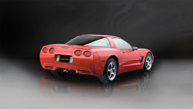 Corsa 1997-2004 Chevrolet Corvette C5 Z06 5.7L V8 Black Xtreme Axle-Back Exhaust - Racecraft Industries