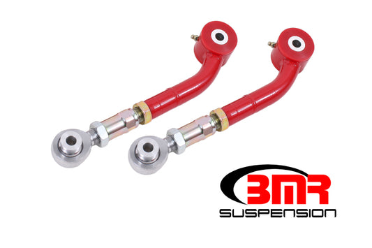 BMR 08-17 Challenger Upper Trailing Arms w/ On-Car Adj. Poly/Rod Ends - Red - Racecraft Industries