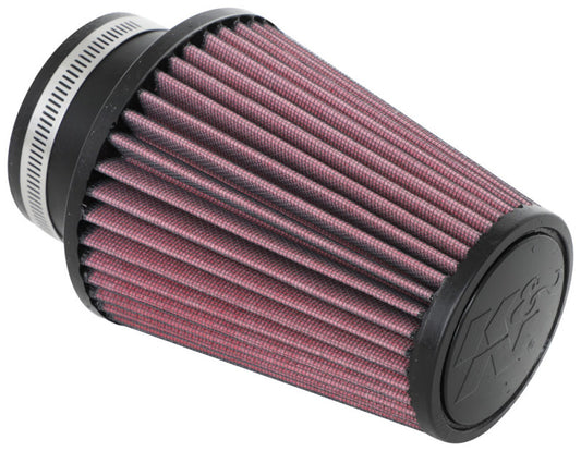 K&N Universal Clamp-On Air Filter 3in Flange ID x 5in Base OD x 3.5in Top OD x 6in Height - Racecraft Industries
