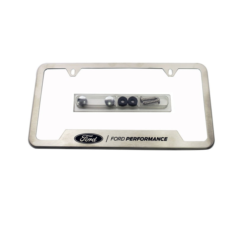 Ford Racing Stainless Steel Ford Performance License Plate Frame - Racecraft Industries