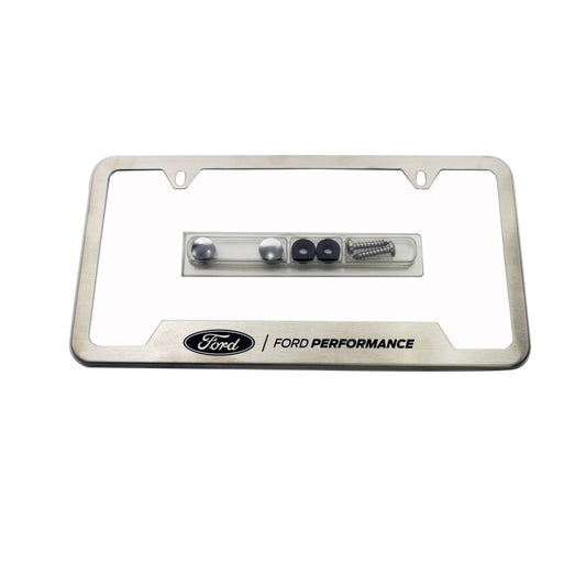 Ford Racing Stainless Steel Ford Performance License Plate Frame - Racecraft Industries