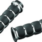 Kuryakyn Premium ISO Grips Without Throttle Boss Dual Cable Chrome - Racecraft Industries