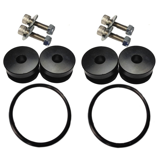 Torque Solution Billet Bumper Quick Release Kit (Black): Universal - Racecraft Industries