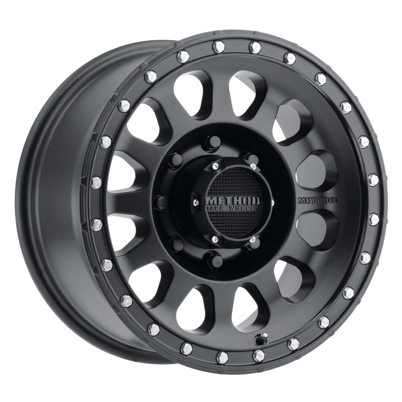 Method MR315 17x9 -12mm Offset 8x6.5 130.81mm CB Matte Black Wheel - Racecraft Industries