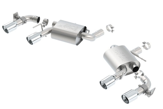 Borla 16 Chevy Camaro SS 6.2L w/ Dual NPP S-Type Quad RD RL Tips Dual Exit Rear Section Exhaust - Racecraft Industries