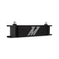Mishimoto Universal -8AN 10 Row Oil Cooler - Black - Racecraft Industries