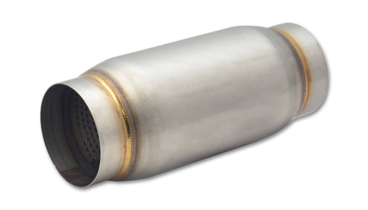 Vibrant SS Race Muffler 3.5in inlet/outlet x 9in long - Racecraft Industries