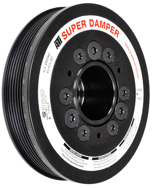 ATI Damper - 6.78in - AL - 6 Grv - 10 Per UD - LS1/2/3/6/L76 - 97-13 28T 8mm HTD Drive Rear - 3 Rng - Racecraft Industries