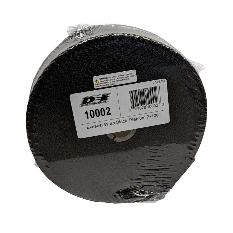 DEI Exhaust Wrap 2in x 100ft - Titanium - Black - Racecraft Industries