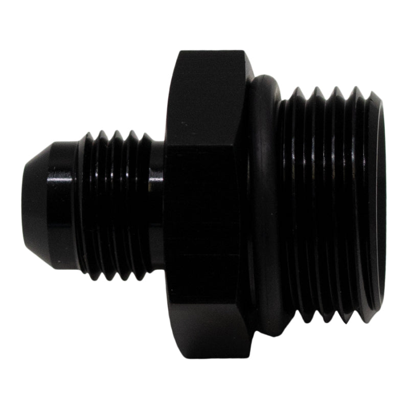 DeatschWerks 10AN ORB Male to 6AN Male Flare Adapter (Incl O-Ring) - Anodized Matte Black - Racecraft Industries