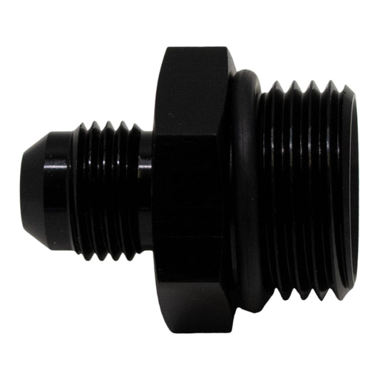 DeatschWerks 10AN ORB Male to 6AN Male Flare Adapter (Incl O-Ring) - Anodized Matte Black - Racecraft Industries