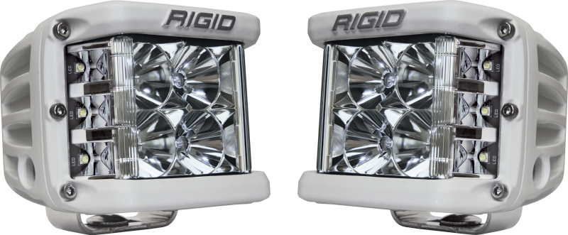 Rigid Industries D-SS - Flood - Set of 2 - White Housing - Racecraft Industries