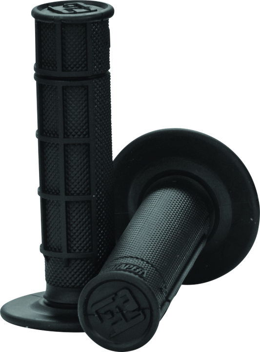 ProTaper Race Cut 1/2 Waffle Grips - Black - Racecraft Industries