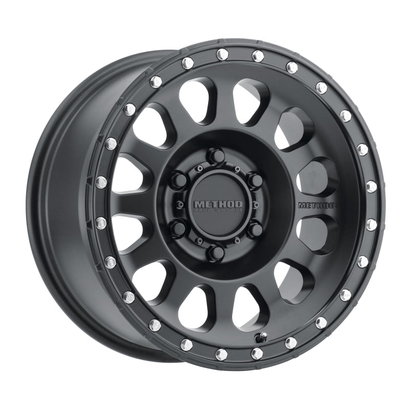 Method MR315 17x8.5 0mm Offset 6x5.5 106.25mm CB Matte Black Wheel - Racecraft Industries