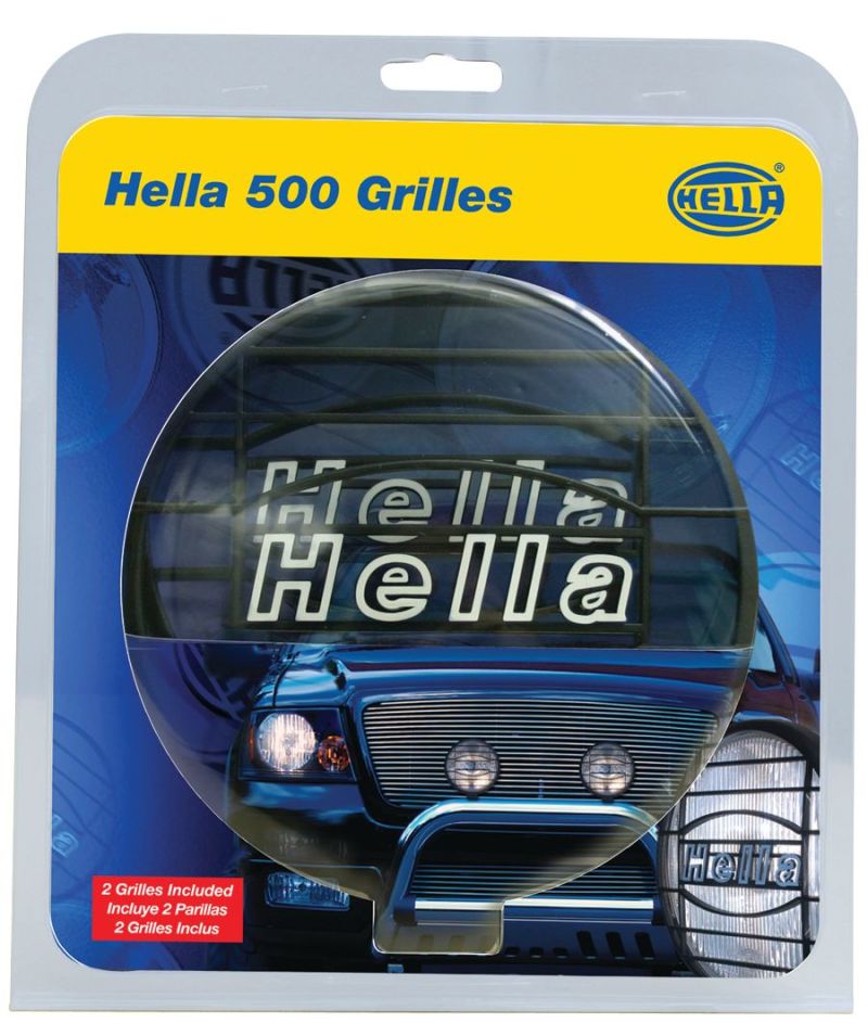 Hella 500 Grille Cover (Pair) - Racecraft Industries