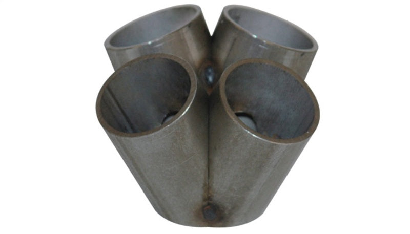 Vibrant 4 into 1 SS Turbo Mani Collector for T3 T3/T4 in Flange 48mm Pipe OD 3in tall 72mmx48mm out - Racecraft Industries