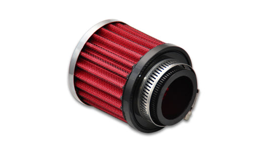 Vibrant Crankcase Breather Filter w/ Chrome Cap 1.5in 38mm Inlet ID - Racecraft Industries