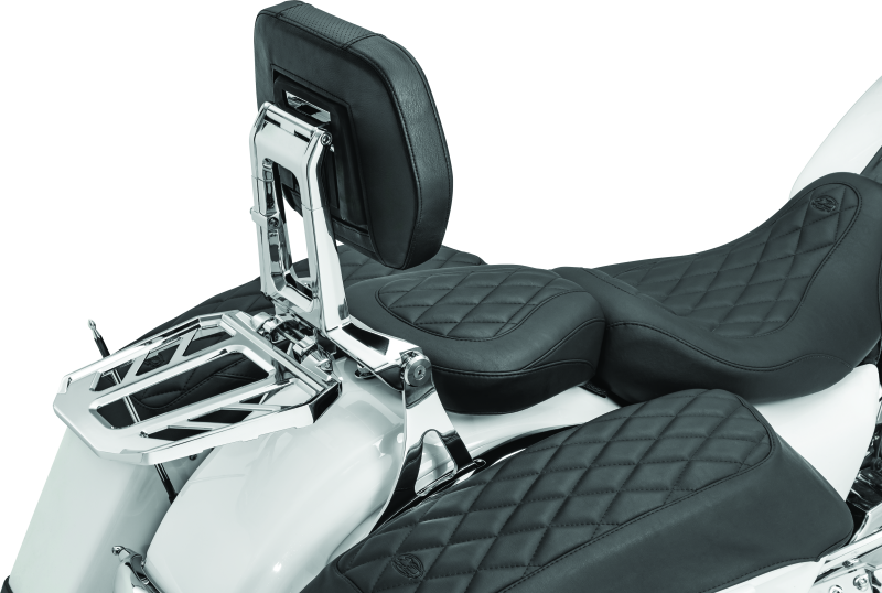 Kuryakyn Neo Driver & Passenger Backrest Chrome - Racecraft Industries