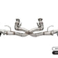 Corsa 20-24 Corvette C8 3in Xtreme Cat-Back Exhaust 4.5in Pol Quad Tips - Integrates stock AFM Valve - Racecraft Industries