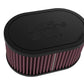 K&N 2-1/8in DUAL FLG 6-1/4 X 4inOD 3inH Universal Clamp-On Air Filter - Racecraft Industries