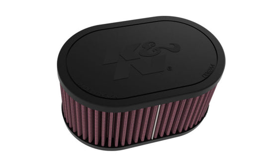 K&N 2-1/8in DUAL FLG 6-1/4 X 4inOD 3inH Universal Clamp-On Air Filter - Racecraft Industries