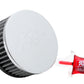 K&N Universal Chrome Filter 2 1/2 inch O/S FLG / 4 1/2 inch OD / 2 inch Height - Racecraft Industries
