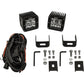 Westin Compact LED -4 5W Cree 3 inch x 3 inch (Set of 2) - Black - Racecraft Industries