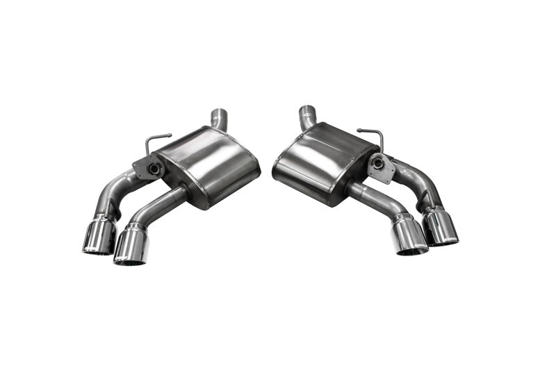 Corsa 16-24 Chevrolet Camaro SS/ZL1 6.2L V8 Polished Xtreme Axle-Back Exhaust (w/ Factory NPP Valve) - Racecraft Industries