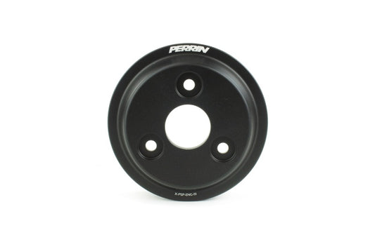 Perrin 15-22 Subaru WRX / 14-18 FXT / 18-21 Crosstrek Lightweight Water Pump Pulley - Black - Racecraft Industries