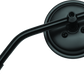 BikeMaster 3in Adjustable Round Mirror 10mm - Each - Black - Racecraft Industries