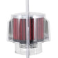 K&N 1.375in Flange ID x 3in OD x 2.5in Height Clamp On Crankcase Vent Filter - Racecraft Industries