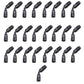 Russell Performance -6 AN Black 45 Degree Full Flow Hose End - Racecraft Industries