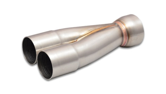 Vibrant 2-1 SS Merge Collectors (1-3/4in Inlet Slipover ID 2-1/4in Outlet OD) - Sold Individually - Racecraft Industries