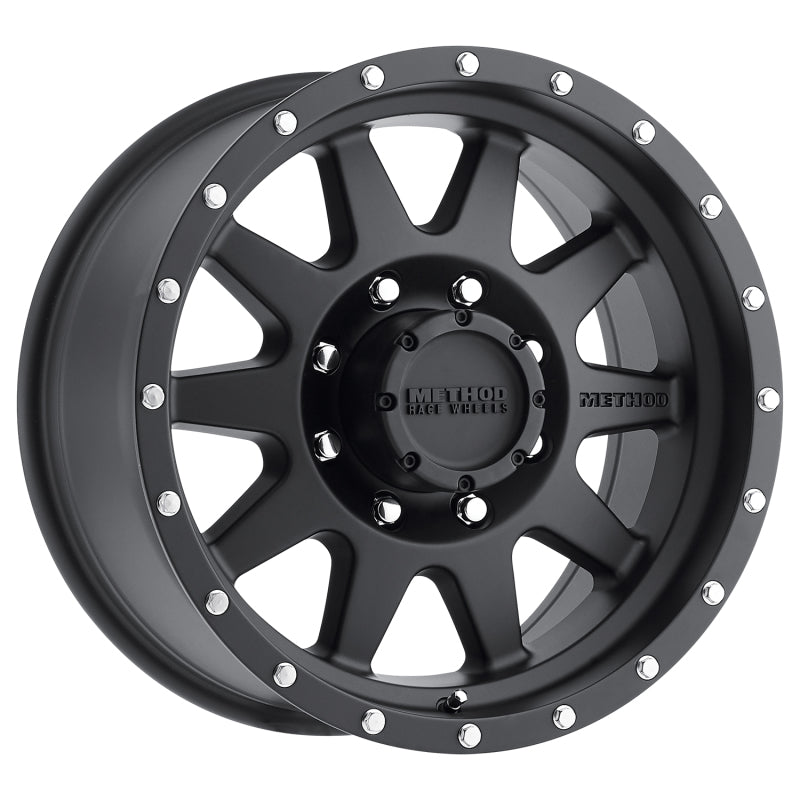 Method MR301 The Standard 16x8 0mm Offset 8x6.5 130.81mm CB Matte Black Wheel - Racecraft Industries