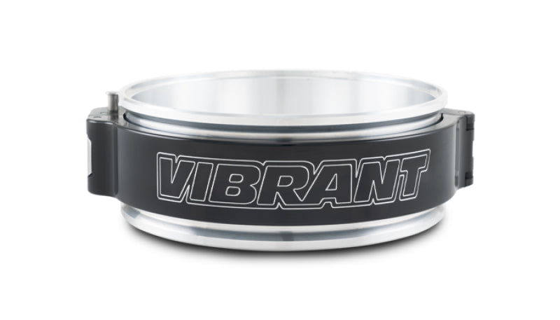 Vibrant 5in O.D. Aluminized HD 2.0 Clamp Assembly - Anodized Black - Racecraft Industries