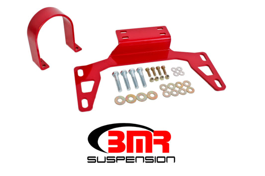 BMR 11-14 S197 Mustang Front Driveshaft Safety Loop - Red - Racecraft Industries