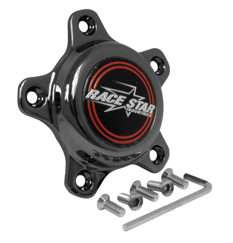 Race Star 5 Lug Cap Short Plastic Dark Star (incl. Medallion & Screws) - Racecraft Industries
