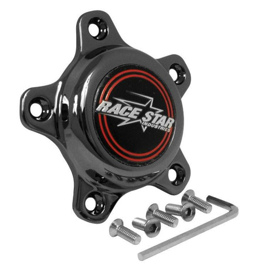 Race Star 5 Lug Cap Short Plastic Dark Star (incl. Medallion & Screws) - Racecraft Industries